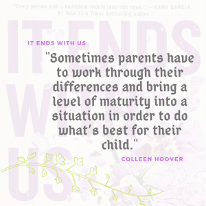 “Sometimes parents have to work through their differences and bring a level of maturity into a situation in order to do what’s best for their child.”